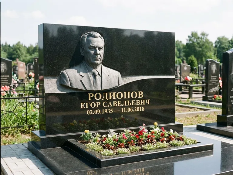 Памятник с барельефом — выполненная работа 27 в Ижевске