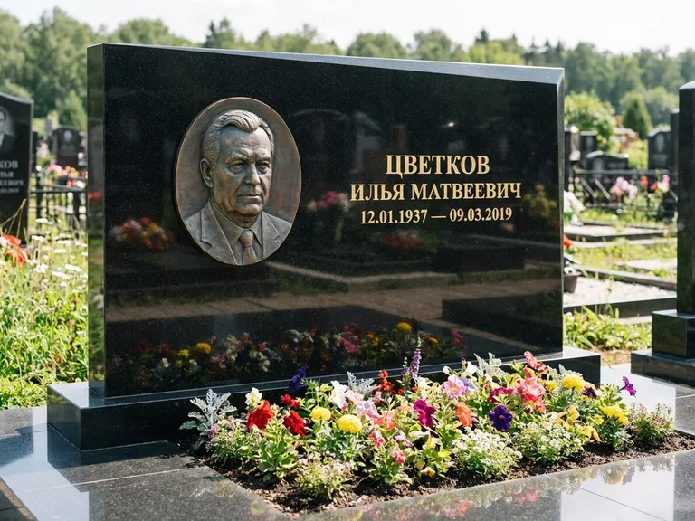 Памятник с барельефом — выполненная работа 33 в Ижевске