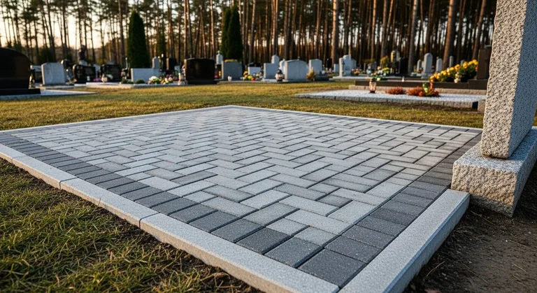 Мощение семейного захоронения, образец ПМ017 в Ижевске