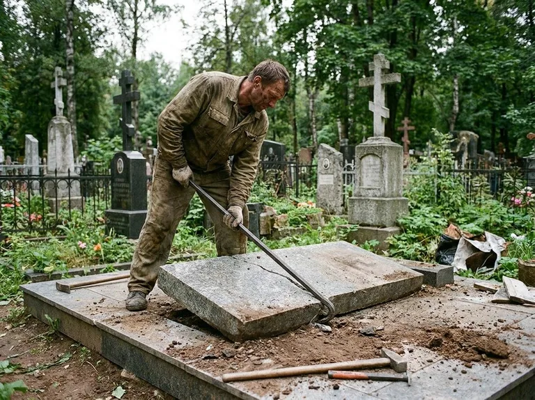 Демонтаж гранитной плитки и мощения участка в Ижевске