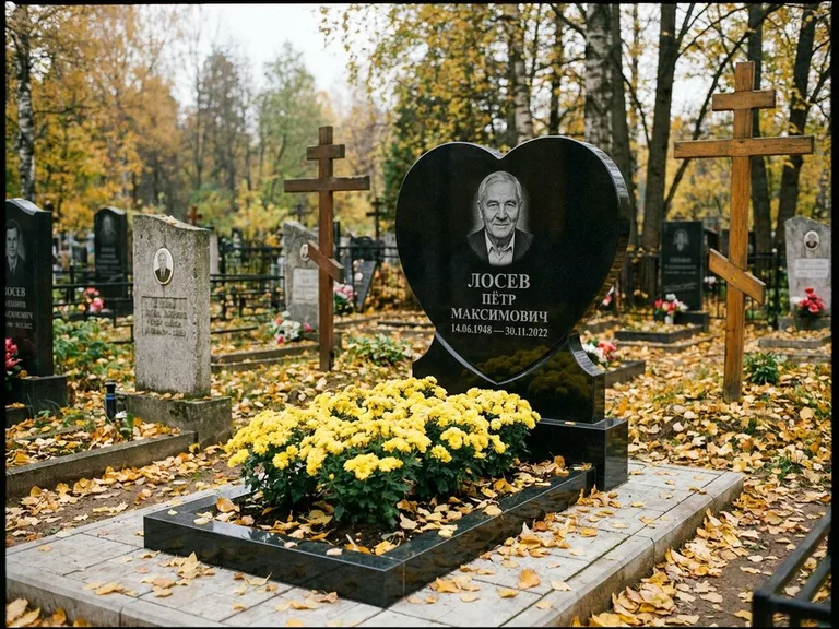 Керамический портрет пожилой женщины в Ижевске