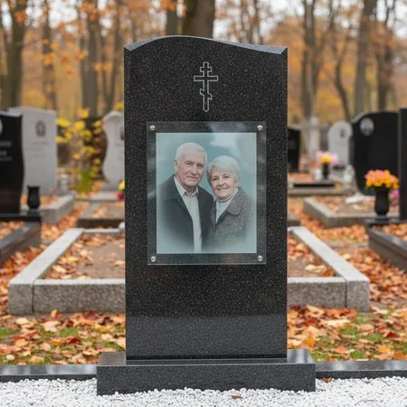 Портрет на стекле 400×600 мм в полный рост на памятнике в Ижевске