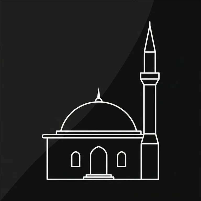 Эскиз: Одноминаретная — скромный силуэт сельской мечети в Ижевске