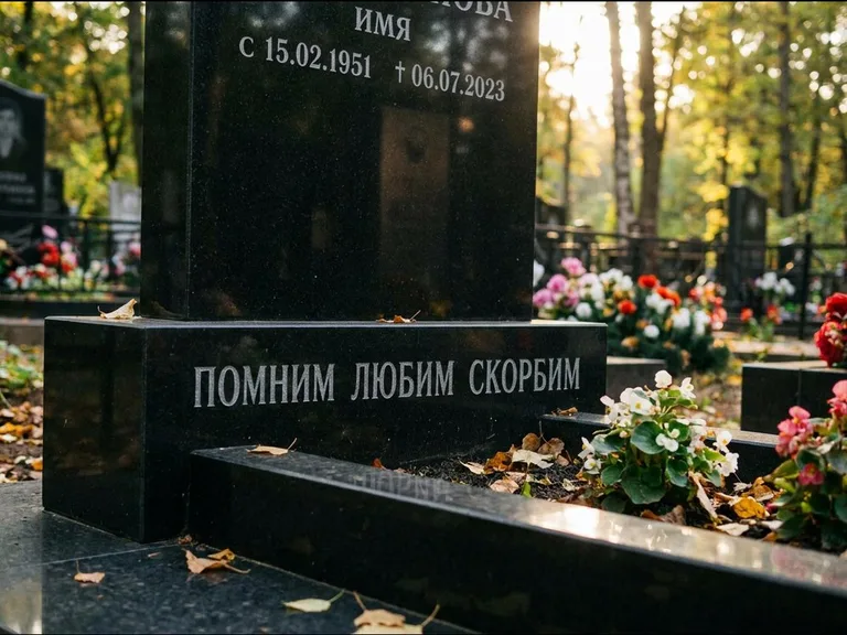 Эпитафия — гравировка с выездом на кладбище в Ижевске