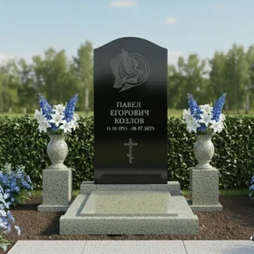 Гранитный Православный памятник с комплексом - ПН058