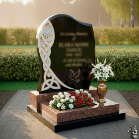 Вертикальный гранитный памятник для мемориала – ПН146