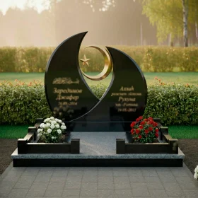 Элитный мусульманский памятник из гранита или металла – ПН157