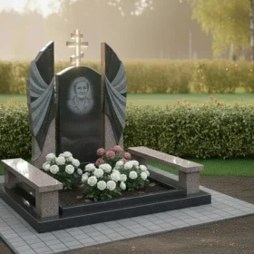 Элитный Гранитный православный памятник для мемориала - ПН282
