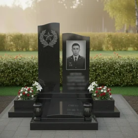 Светский памятник с комплексом из гранита - ПН305