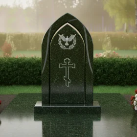 Памятник вертикальный с православным крестом - ПН325
