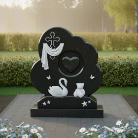 Православный гранитный памятник с крестом – ПН494