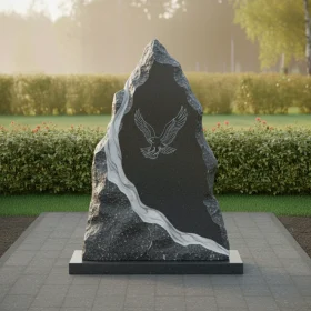 Гранитный вертикальный памятник для мемориала – ПН501