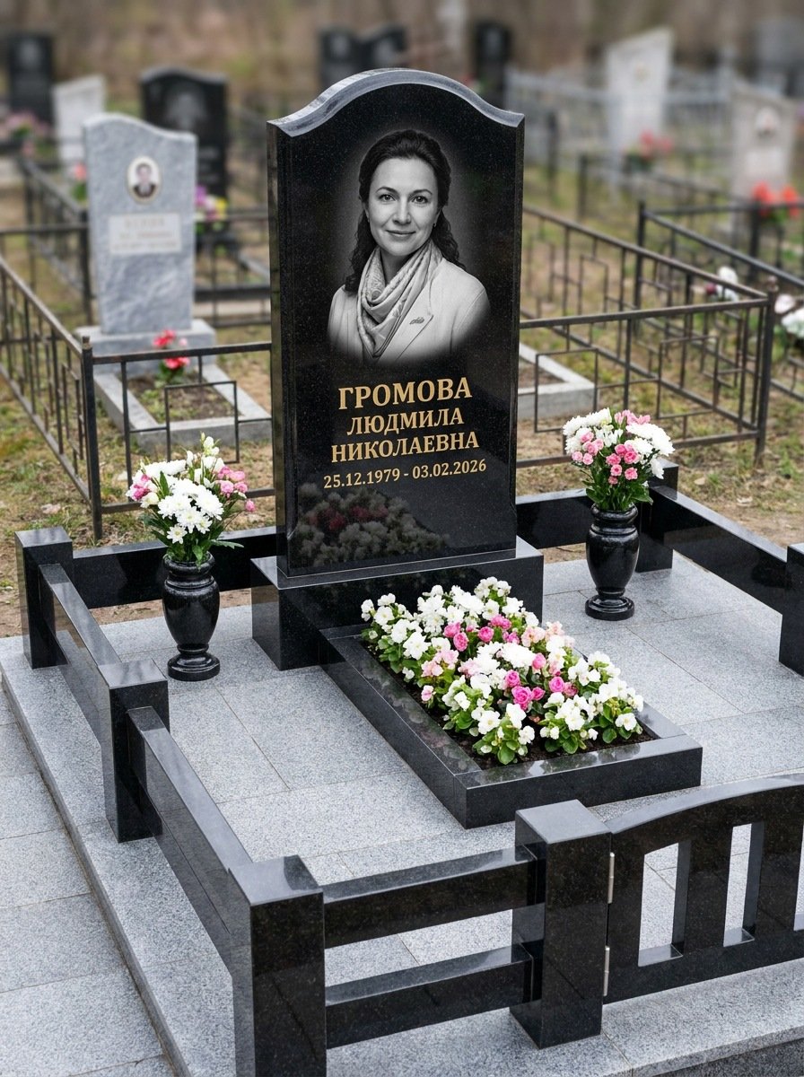 Портрет на памятнике в Ижевске — Чёрно-белый портрет подготовили под станок — гравировка на стеле