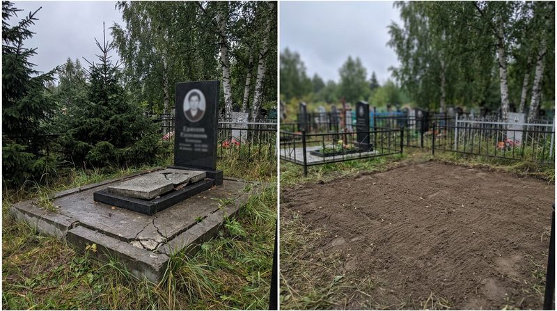 Демонтаж памятника в Ижевске — пример 2