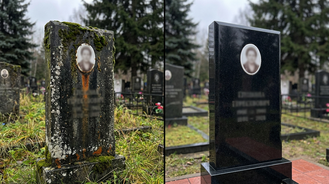 Реставрация памятника в Ижевске — пример 1