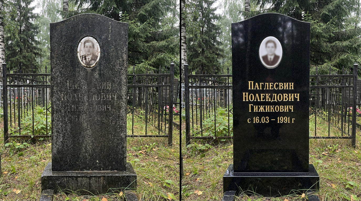 Реставрация памятника в Ижевске — пример 2