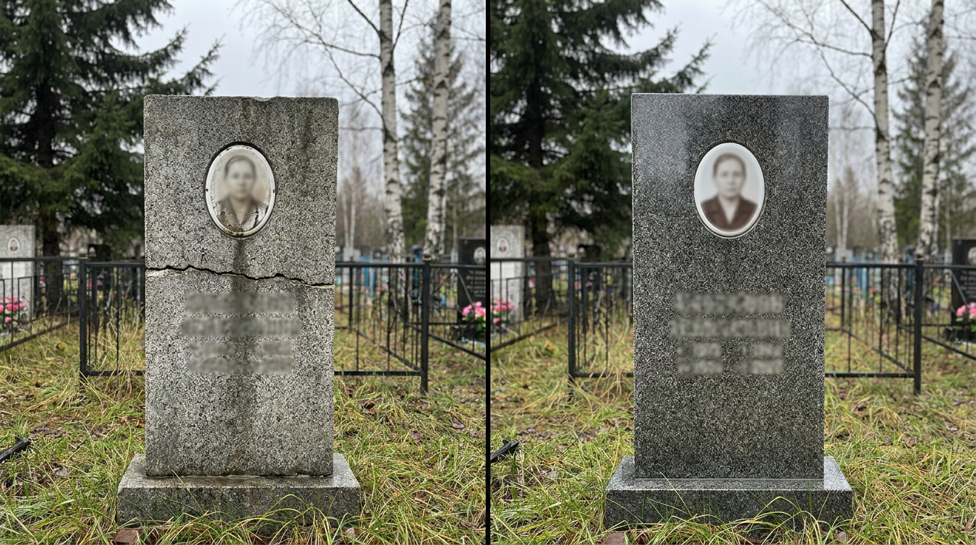 Реставрация памятника в Ижевске — пример 4