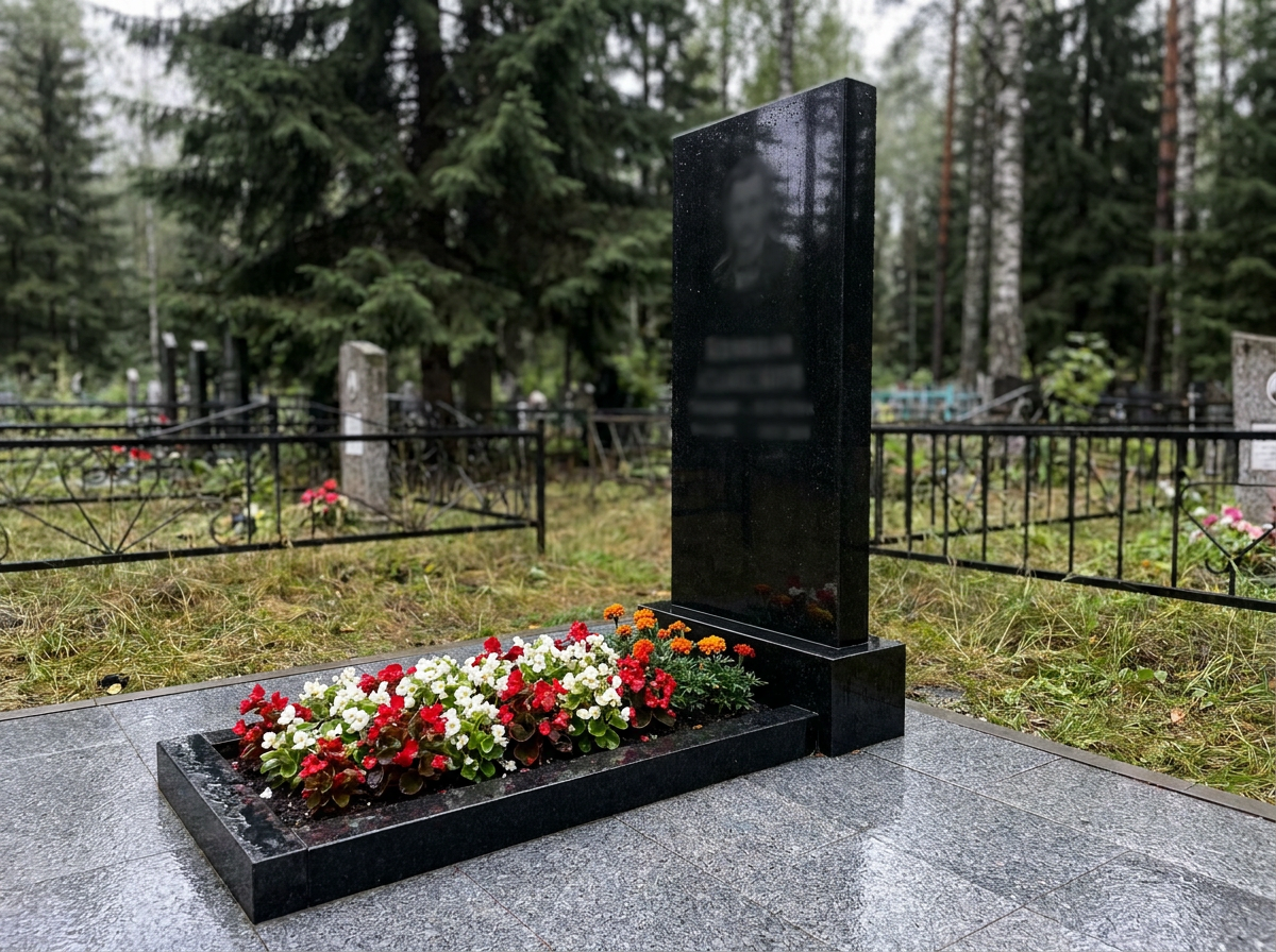 Уборка могилы в Ижевске — пример 4