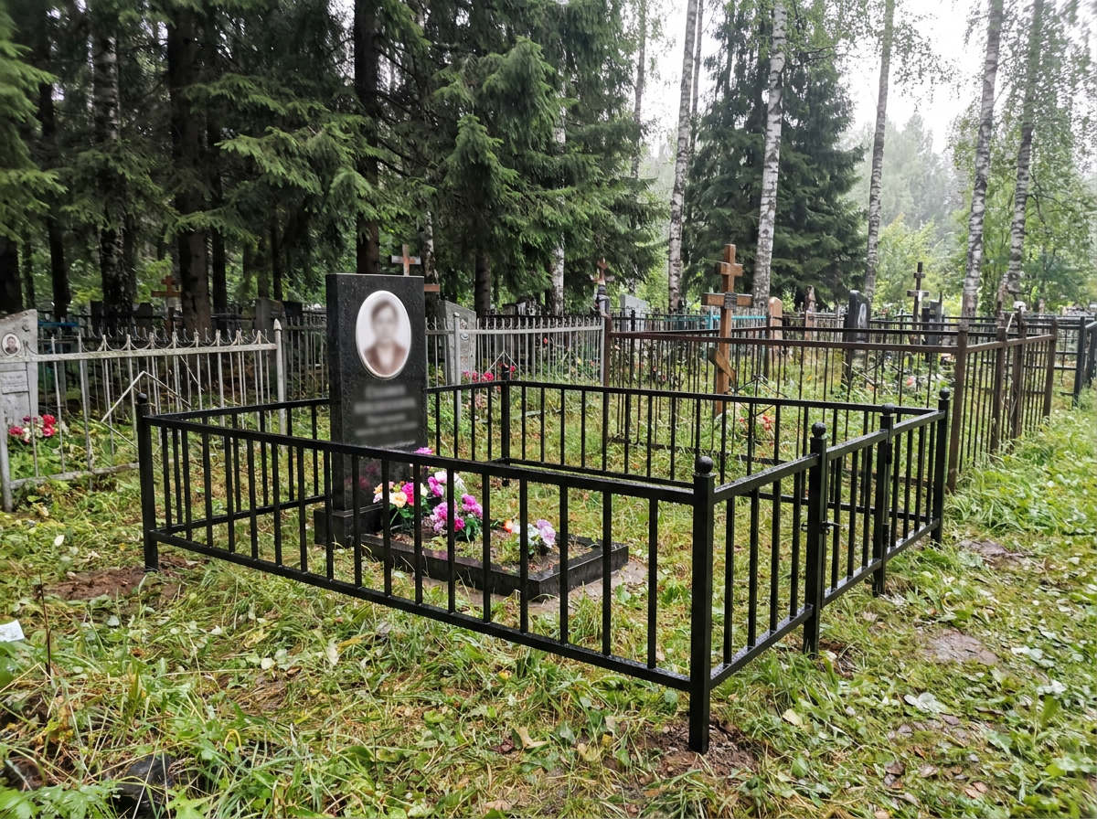 Установка ограды в Ижевске — пример 4