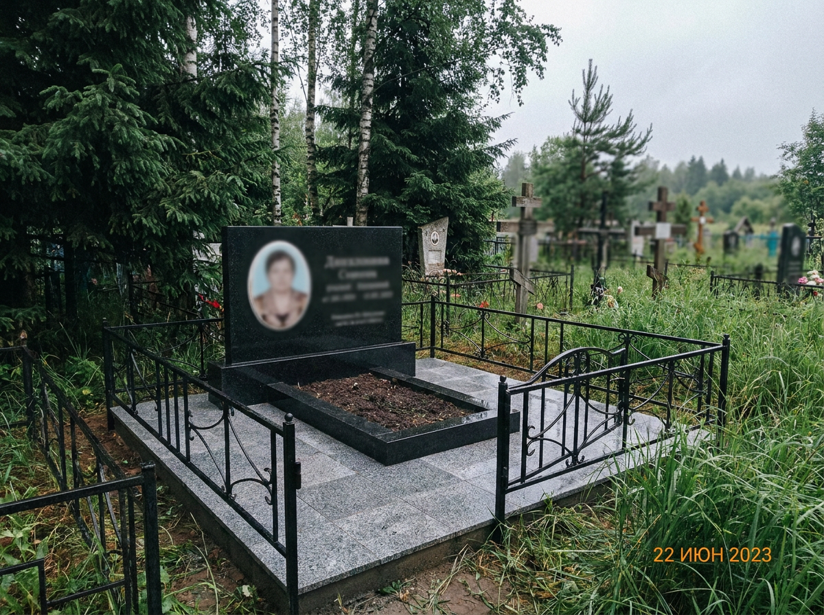 Установка памятника в Ижевске — пример 4